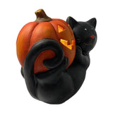 Halloween craft Pumpkin ornament Ghost decoration LED Halloween light PolyResin Halloween figure Halloween party décor Witch/bat/spider decorations