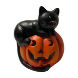 Halloween craft Pumpkin ornament Ghost decoration LED Halloween light PolyResin Halloween figure Halloween party décor Witch/bat/spider decorations