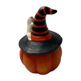 Halloween craft Pumpkin ornament Ghost decoration LED Halloween light PolyResin Halloween figure Halloween party décor Witch/bat/spider decorations