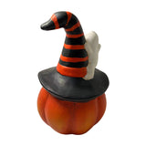 Halloween craft Pumpkin ornament Ghost decoration LED Halloween light PolyResin Halloween figure Halloween party décor Witch/bat/spider decorations